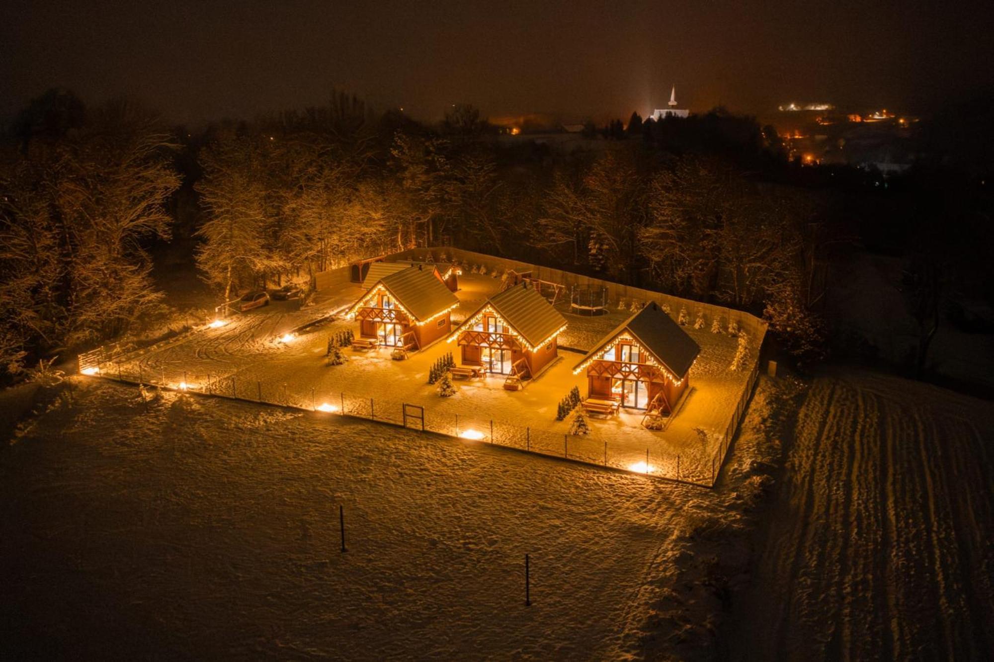 Sloneczne Domki Sudety - Domki Caloroczne Kotlina Klodzka Stary Waliszow エクステリア 写真